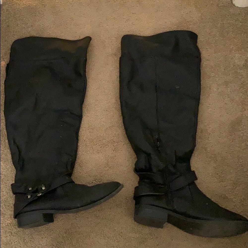 Torrid black over the knee boots